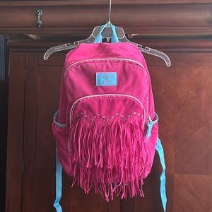 Hot pink backpack
